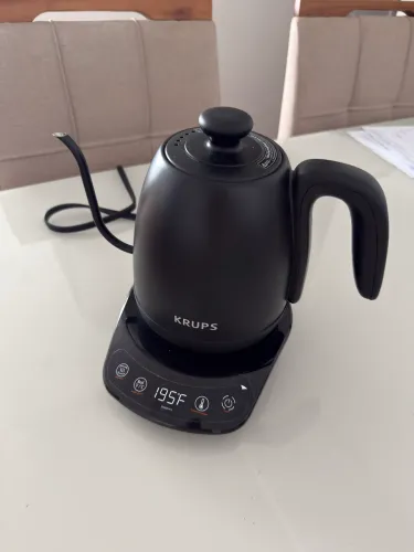 KRUPS Chaleira elétrica pescoço de ganso: aço inoxidável 1L