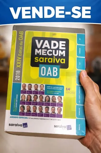 Vade Mecum Saraiva OAB 2018 - 14ª edição (ótimo estado)