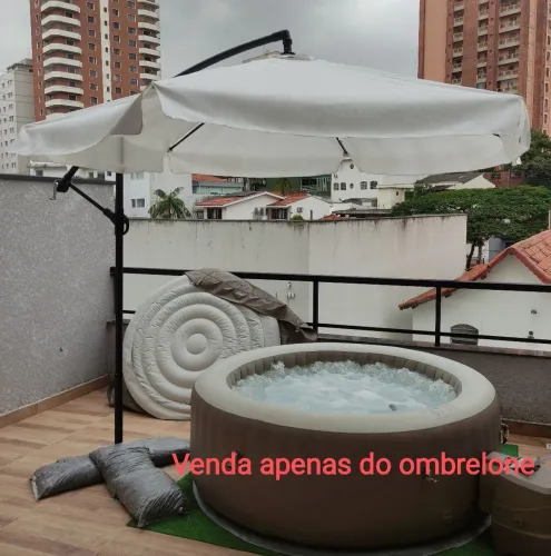 Ombrelone cor creme