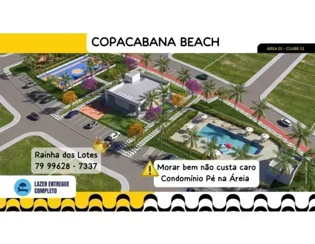 REPASSE COPACABANA LOTE DE ESQUINA - Lote de esquina enfrente a area verde - RAINHA DOS LO