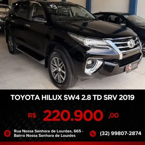 Toyota Hilux SW4 SRX 4X4 2.8 TDI 16V Dies. Aut. 2019