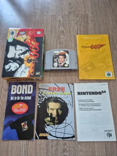 Cartucho 007 Golden Eye Original Kit US COMPLETO