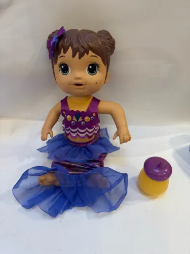 Boneca Baby Alive Linda Sereia Morena (Hasbro) - Com Acessório