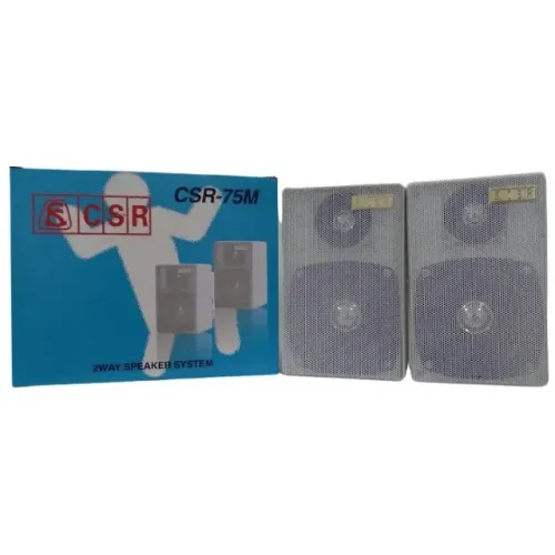 4 Pares de Caixas de som ambiente MODELO CSR 75M c/ 40W RMS Novas! Lacradas!