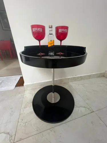 Mesa de Apoio Lateral Preta