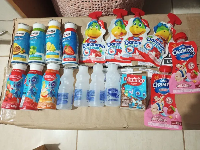 Embalagens originais variados antigo 