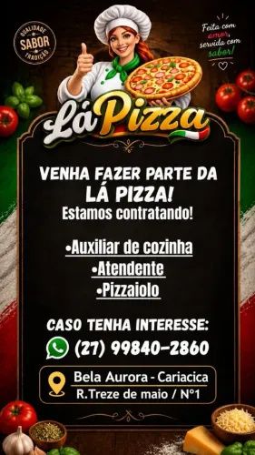Vagas para Pizzaria
