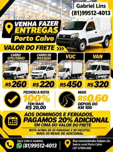 Agregamos veículos URGENTE