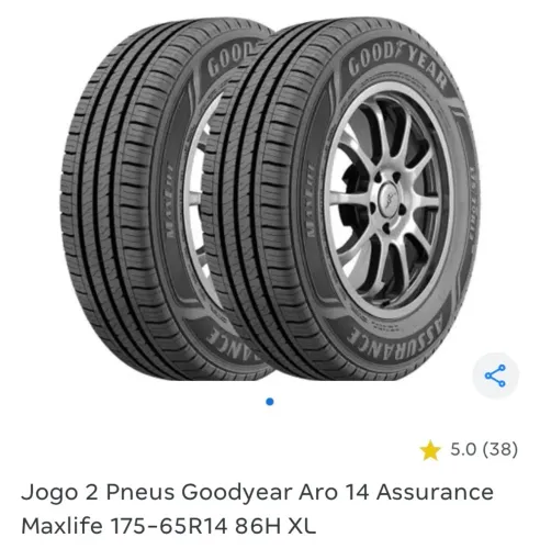 Pneus novos Goodyear Aro 14, 185/70