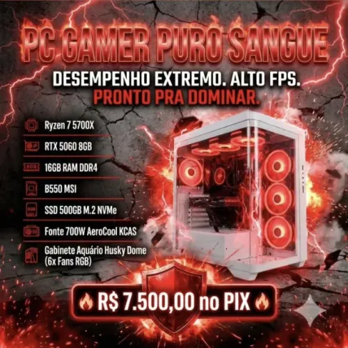 PC Gamer Novinho Ryzen7
