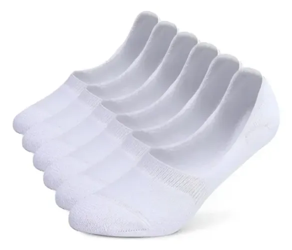 Meias Sapatilha Feminino Masculino Invisível Kit c/ 6 Pares Tamanho 33 à 38 - LACRADA