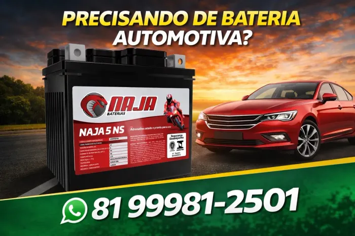 Bateria automotiva naja - entrega imediata 