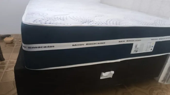 Cama casal de molas ensacadas