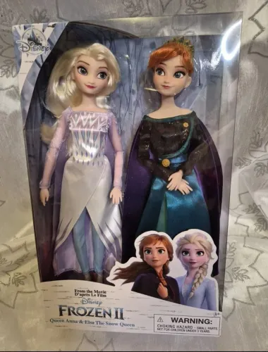 BONECA BARBIE FROZEN ANNA E ELSA DISNEY STORE ARTICULADAS LACRADAS 