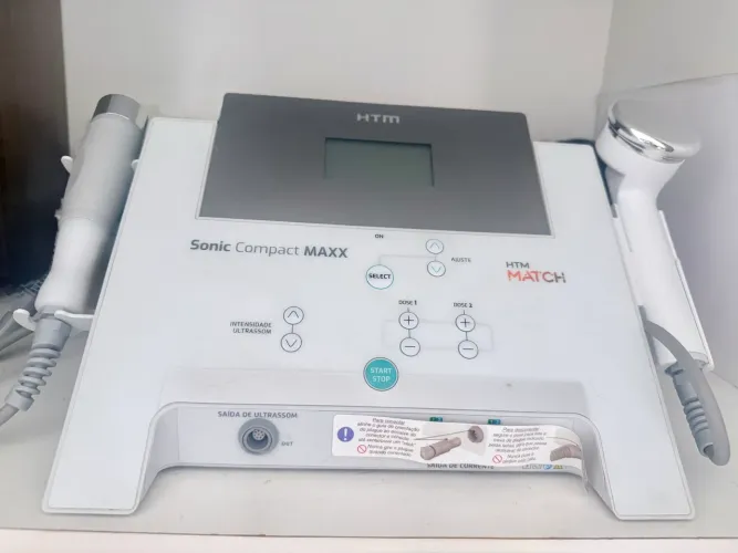 Sonic Compact Maxx IOT - Aparelho de Ultrassom e Correntes para Estética e Fisioterapia 