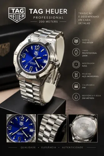 Relógio Tag Heuer profissional ( LOJA FÍSICA )