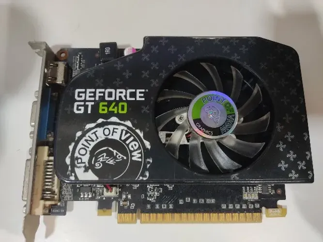 Placa de vídeo Geforce GT 640 - 1GB Funcionando 100%, jogos leves e testes
