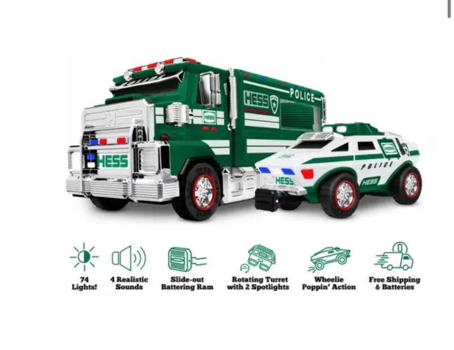 Miniatura Hess Police escala 1:18