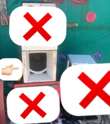 Médio de 10 e caixote