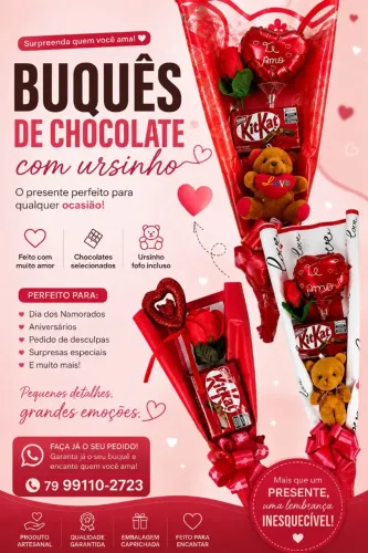 Buquê chocolate 
