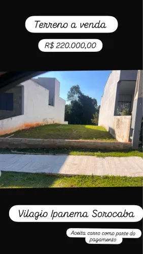 Terreno a venda Vilagio Ipanema