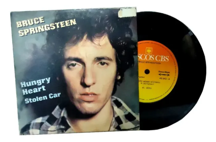 Compacto BRUCE SPRINGSTEEN - HUNGRY HEART + STOLEN CAR 1980 Br - Excelente Estado