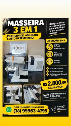 Vendo Masseira 3 em 1