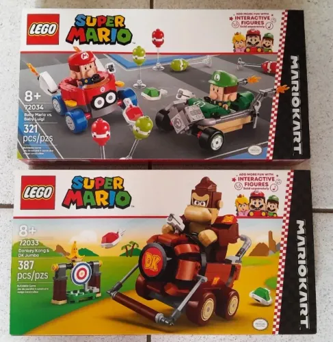 Lego super mário 72033 e 72034 novos