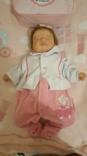 Bebe reborn Rosalie original (com kit)