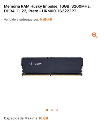Memória ram ddr4