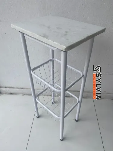 Fruteira com pedra de granito