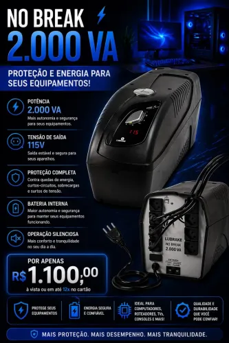 Nobreak 2 Kva Senoidal Saída 115