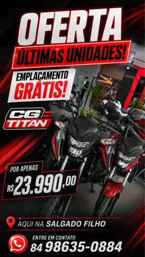 CG titan 0 KM