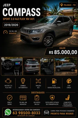 Jeep Compass Sport 2.0 4X2 Flex 16V Aut. 2020