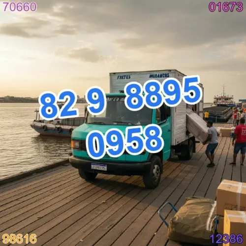 frete com ótimo preço em Maceió, mudanças e transporte de cargas!