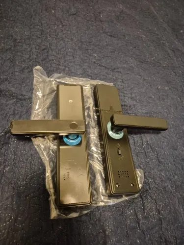 Fechadura Eletrônica Digital com Biometria, Chave, Senha e Tag