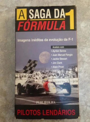 A Saga da Fórmula 1 - fiata VHS - antiguidade