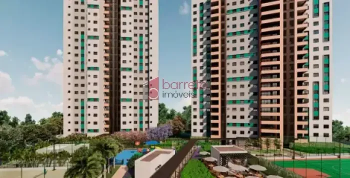 APARTAMENTO À VENDA NO CONDOMÍNIO RESORT PRIME SANTA ÂNGELA NO BAIRRO ENGORDADOURO EM JUND