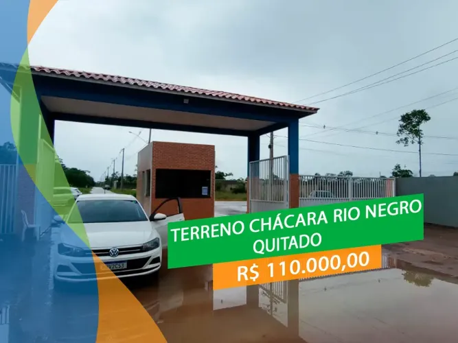 Terreno Chácara Rio Negro 1.000m² Am 070 Km07