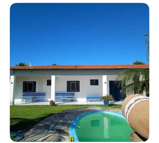 vendo excelente casa praia morro branco