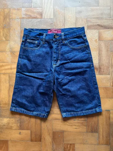 bermuda jeans overend azul 38