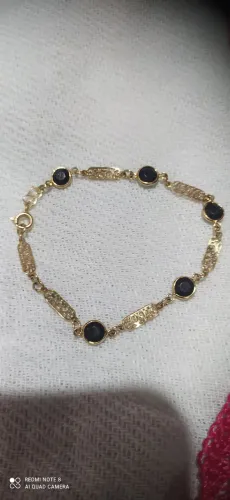 Pulseira banhado a ouro 24k feminina
