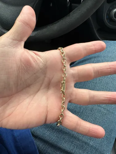 Pulseira Cadeado de Ouro 18k