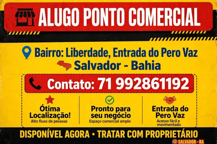 Alugo ponto comercial