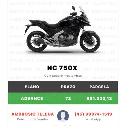 N C 750 x consorcio
