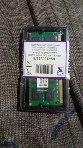 Memoria ram kingston de 8gb para nootebook