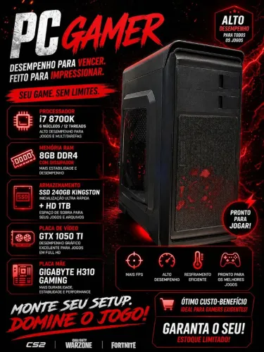 pc gamer i7 8700k