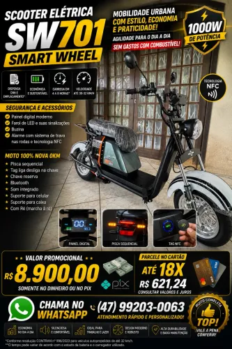 Scooter elétrica 1000w