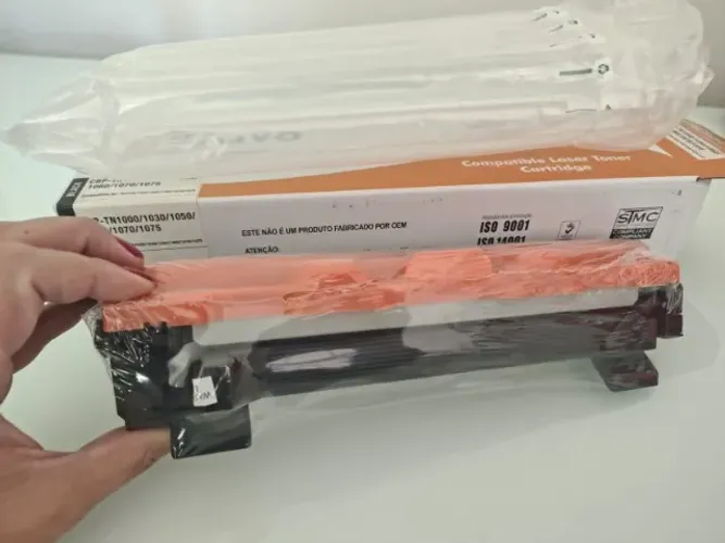 cartucho de toner CBP-TN1000 (comumente comercializado como compatível com a série Brother