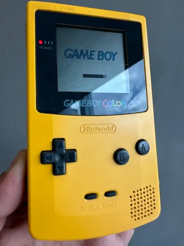 GAME BOY COLOR DANDELION 1 - IMPECÁVEL + POKE SILVER ORIGINAL JP + POKE CRYSTAL REPRO